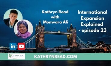 graphic for episode 23 of international expansion explained