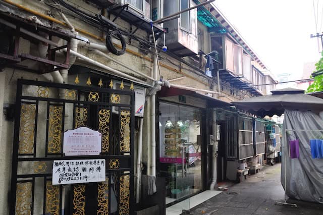 old street in Shanghai in 2023