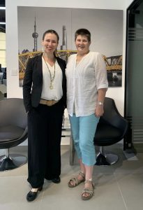 Kathryn Read & Miriam Wickertsheim in Shanghai - talking even in 2023 about China's talent revolution